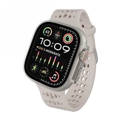 Decoded Σιλικόνο Λουράκι Ares O για Apple Watch 44/46/49 mm - Clay