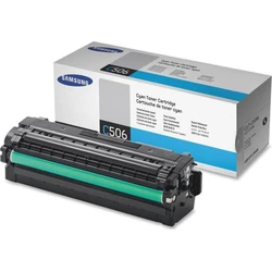 Samsung CLT-C506L Genuine Cyan Laser Printer Toner Cartridge High Yield 3500 Pages (SU038A)