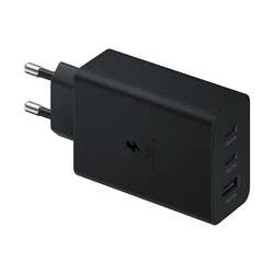 Samsung Φορτιστής Τοίχου 65W 2x USB-C + 1x USB-A Μαύρο (EP-T6530NBEGEU)
