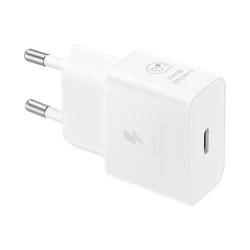 Samsung Φορτιστής Τοίχου GaN 25W USB-C Λευκός (EP-T2510N)