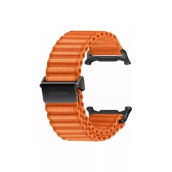 Samsung Λουράκι Δερμάτινο Πορτοκαλί για Galaxy Watch Ultra (ET-SVL70MOEGEU)