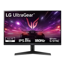 LG UltraGear 24GS60F-B 24" Gaming Monitor — 24-inch FHD IPS, 180Hz, 1ms (GtG), HDR10, sRGB 99%, FreeSync/G-Sync Compatible