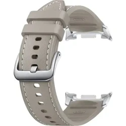 Samsung Δερμάτινο Λουράκι Hybrid Γκρι/Ταουπ για Galaxy Watch8 Classic (ET-SLL50LJEGEU)