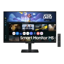 Samsung Οθόνη Υπολογιστή Smart Monitor M5 M50F 27 ιντσών με ηχεία