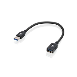Iogear USB 3.0 Extension Cable USB-A Male to USB-A Female 12m Black G2LU3AMF