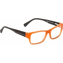 Police Men's Acetate Eyeglass Frame Orange VK035 49/16/130 (VK035499UXM)