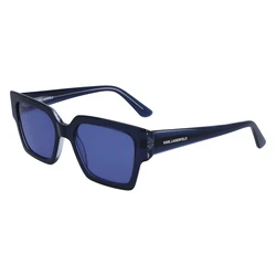 Karl Lagerfeld Women's Sunglasses Navy Blue Acetate Frame Blue Lens KL6089S-405