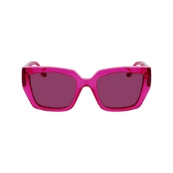 Karl Lagerfeld Women's Sunglasses KL6143S-650 - Pink Acetate Frame with Fuchsia Lenses