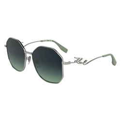 Karl Lagerfeld Women's Sunglasses Grey Metal Frame Grey Lens KL358S-041