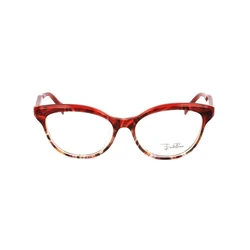 Emilio Pucci Women's Cat Eye Acetate Eyeglass Frame EP2696-611 - Cherry Red