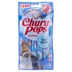 Inaba Churu Pops Λιχουδιές με Τόνο για Ενήλικες Γάτες 4τμχ x 15 g (EU711)