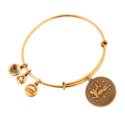 Alex and Ani Women's Gold-Tone Bracelet A07EB40VIRG (Virgo)