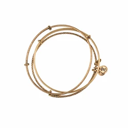 Alex and Ani Women's Gold-Tone Bracelet Set A09EB150RG
