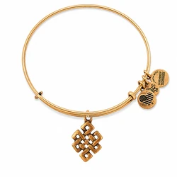 Women's Gold-Plated Bracelet Alex and Ani A10EB142RG, Golden, 19-25CM