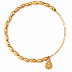 Alex and Ani Women's Goldtone Bracelet 20 cm (BBEB18RG)