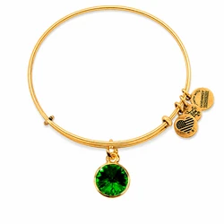 Women's Bracelet Alex and Ani A12EB244RG – Green Adjustable (19-25 cm)