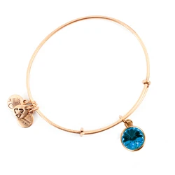 Women's Bracelet Alex and Ani A12EB251RG - Metal, Blue Accent, Adjustable 19-25 cm