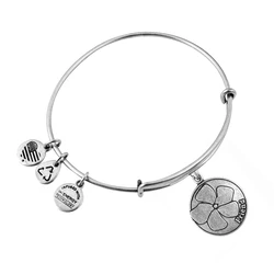 Alex and Ani Women's Bracelet A12EB51RS (Metal, Grey dial, Adjustable 19-25 cm)