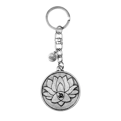 Μπρελόκ Alex and Ani – Γκρι (Λουλούδι Λωτού), 8 cm