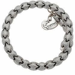 Γυναικείο Βραχιόλι Alex and Ani VW381RS 20cm – Μεταλλικό ρυθμιζόμενο, φινίρισμα παλαίωσης (γκρι)