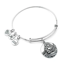 Alex and Ani Women's Smiling Buddha Bracelet 20 cm (A16EBLBRS)