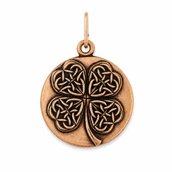 Alex and Ani Women's Gold-Plated Bracelet CS15C127 - Four-Leaf Clover Charm (2.5 cm)