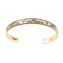 Alex and Ani Women's Gold-Plated Love Bracelet A17CF01RG