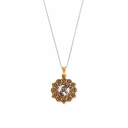 Alex and Ani Leo Zodiac Gold‑Tone Necklace A17ENZD06RS (45 CM)