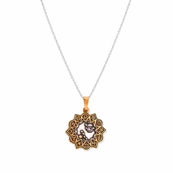 Alex and Ani Libra Zodiac Two-Tone Gold-Tone Necklace - 45 cm (A17ENZD07RS)