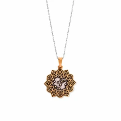 Alex and Ani Two-Tone Scorpio Zodiac Necklace, Gold Plated, 45 cm (Model A17ENZD10RS)