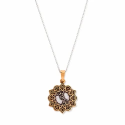 Κολιέ Επιχρυσωμένο Alex and Ani 45cm - A17ENZD02RS