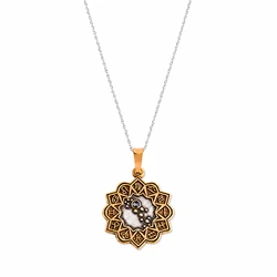 Capricorn Zodiac Gold-Tone Necklace Alex and Ani, 45 cm