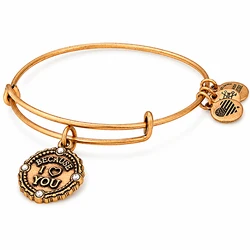 Women's Gold-Plated Bracelet 20 cm - Alex and Ani A18BILY04RG