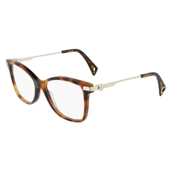 Lanvin Women's Acetate Eyeglasses Frame Brown Tortoiseshell LNV2604-214
