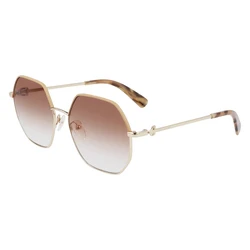 Longchamp Women's Sunglasses Brown Metal Frame LO140SL-731
