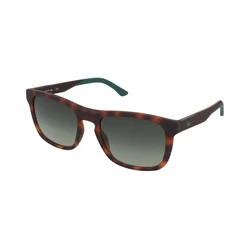 LACOSTE Unisex Sunglasses L956S-230 - Brown Tortoiseshell Acetate Frame with Green Lens