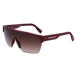 Lacoste Unisex Sunglasses — Bordeaux Acetate Frame with Bordeaux Gradient Lens L989S-603