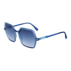 Karl Lagerfeld Women's Sunglasses with Blue Acetate Frame and Blue Gradient Lenses KL6083S-407