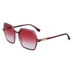 Karl Lagerfeld Women's Sunglasses with Burgundy Acetate Frame and Burgundy Degrade Lens KL6083S-626