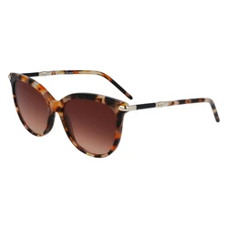 Longchamp Women's Sunglasses LO727S 239 - Brown Acetate Frame, Brown Lenses