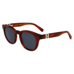 Lacoste Women's Sunglasses Brown Tortoise Acetate Frame Grey Lens L6006S-218