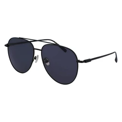 Salvatore Ferragamo Men's Sunglasses SF308S-2 — Black Frame, Grey Lenses