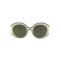 Longchamp Women's Sunglasses Green Acetate Frame Green Lens LO758S 107