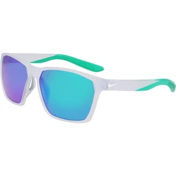 Nike Unisex Sunglasses MAVERICKMEV10 - White Frame, Grey/Green Mirror Lenses (59/15/145)