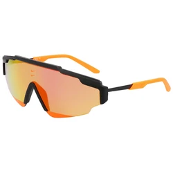 Nike Unisex Sunglasses MARQUEEEDGE24 Black Frame, Orange Lens, 64/14/140, Category 2 Mirror