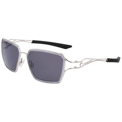 Nike Unisex VEILPRISMEV24 Sunglasses - Grey Metal Frame, Grey Lenses, 57/14/135, Category 3