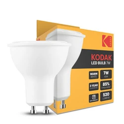 KODAK Max LED Spot GU10 7W 2700K 520lm 100° — Λαμπτήρας LED GU10 από Αλουμίνιο & Πλαστικό