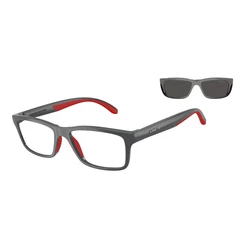 Arnette MAN VIEW + CLIP-ON AN4356-28411W Sunglasses (54/17/145)