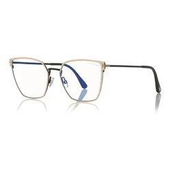 Tom Ford FT5574-021 Beige Optical Frame