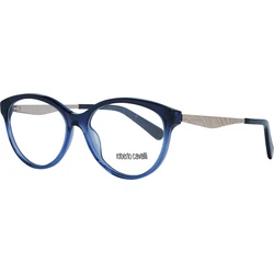 Σκελετός γυαλιών οράσεως Roberto Cavalli RC5094 092, μέγεθος 51/15/140, μπλε καντράν, μέταλλο και πλαστικό